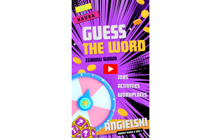 Quiz Brainy 6 Unit 1 – Jobs. Interaktywny hangman z zawodami i miejscami pracy