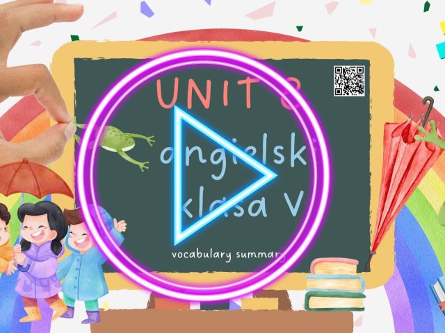 Filmik z fiszkami i tłumaczeniem – Unit 8 Brainy 5 – dla szkoły podstawowej