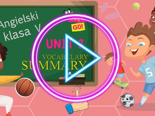 Filmik z fiszkami i tłumaczeniem – Unit 3 Brainy 5 – dla szkoły podstawowej