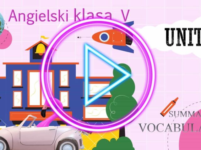 Lekcja angielskiego klasa 5 – szkoła podstawowa – podręcznik UNIT 1
