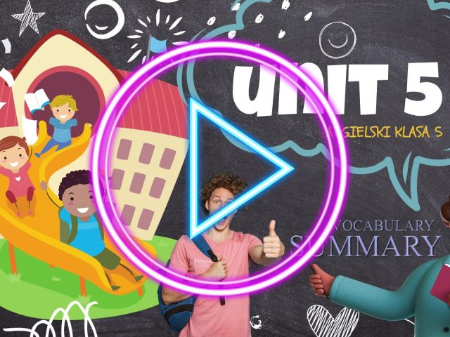 Filmik z fiszkami i tłumaczeniem – Unit 5 Brainy 5 – dla szkoły podstawowej